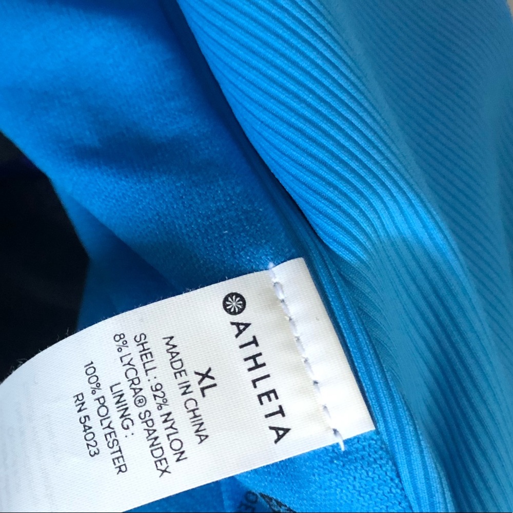 Athleta Ribbed Cloudbreak Mid Rise Bikini Bottom - Picture 4 of 10
